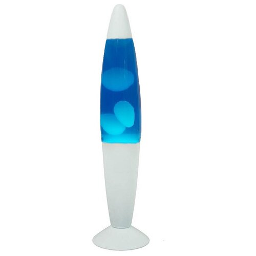 фото Лава-лампа rocket белая/синяя 41 см (белый корпус) "hangzhou open-chinacom international trade" co.