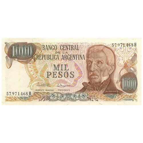 Аргентина 1000 песо 1976 - 83 г (Плаза-де-Майо в Буэнос-Айресе) UNC аргентина 1000 песо 1976 83 г плаза де майо в буэнос айресе unc
