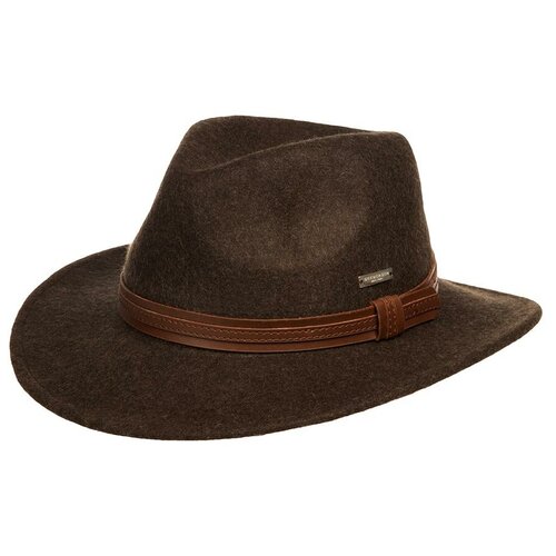 фото Шляпа seeberger арт. 70425-0 felt fedora (темно-коричневый), размер 57