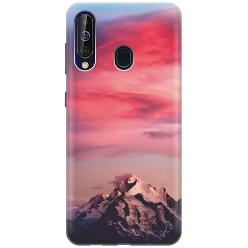 фото Силиконовый чехол на samsung galaxy a60 / m40 / самсунг а60 / м40 с принтом "горы и небо" gosso