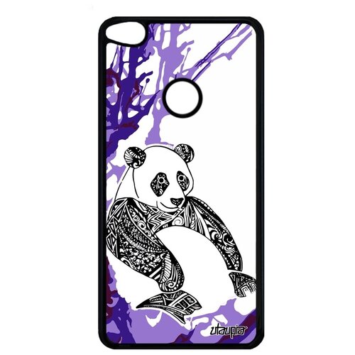 фото Ударопрочный чехол на смартфон // huawei p9 lite 2017 // "панда" китайский дизайн, utaupia, фиолетовый