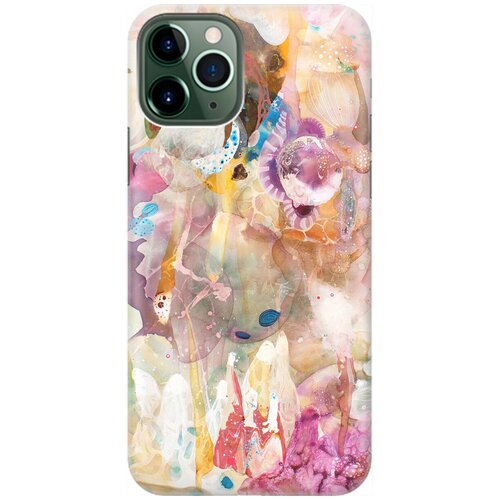 фото Re:pa накладка transparent для apple iphone 11 pro max с принтом "радость весны"