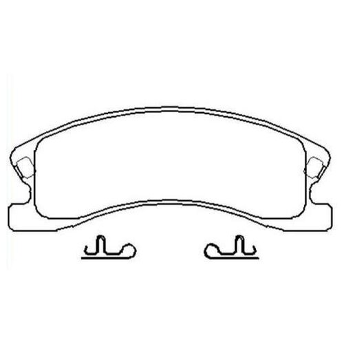 Колодки тормозные дисковые  перед , trialli, pf4237