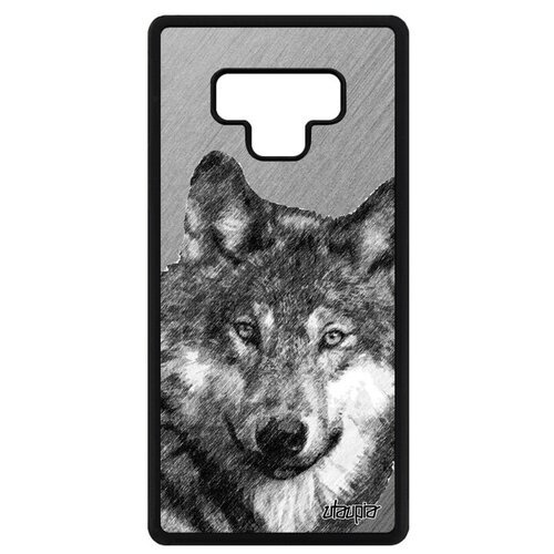 фото Красивый чехол на смартфон // galaxy note 9 // "дикий волк" охота стиль, utaupia, серый
