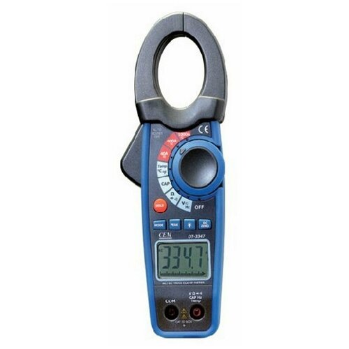 Токовые клещи CEM DT-3347 ручные инструменты grounding resistance meter cem dt 5300b