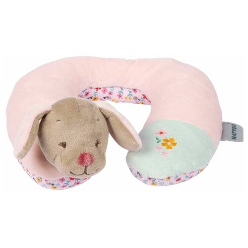 Игрушка мягкая Nattou Подголовник Neck pillow Iris  & Lali Собачка 631211