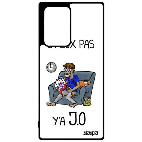 фото Красивый чехол на смартфон // galaxy note 20 ultra // "не могу - олимпийские игры!" картинка игра, utaupia, белый