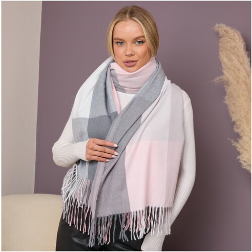 фото Палантин платок шарф женский кашемировый теплый cashmere scarf