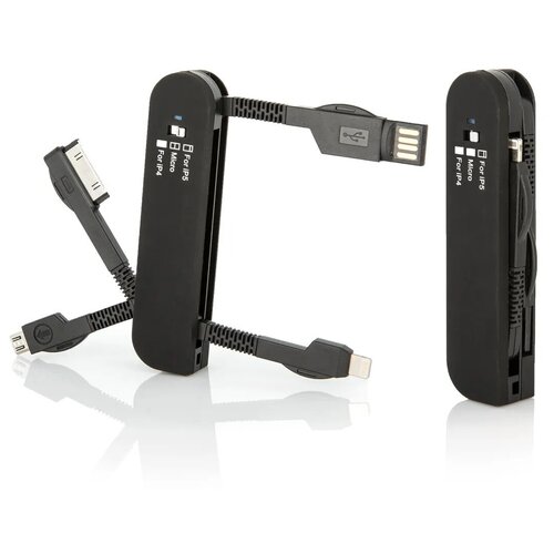 фото Кабель универсальный, зарядное устройство для iphone, кабель lightning, 30 pin, micro usb кабель, usb, черный subini