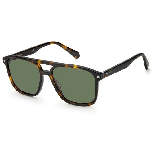 Солнцезащитные очки Polaroid, зеленый polaroid pld 4144 s x 086