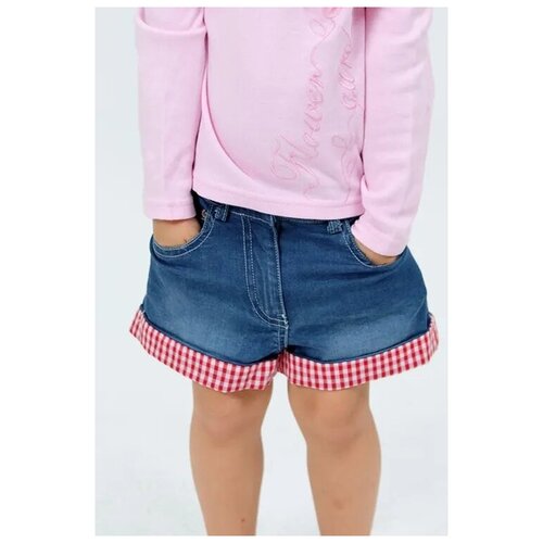 фото Шорты джинсовые colabear, размер 98 см, синий, 181652