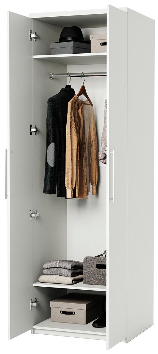 Шкаф для одежды Шарм-Дизайн Мелодия МШ-21 60х60х220 белый