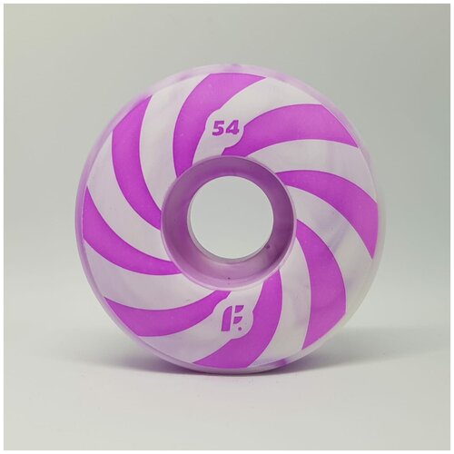 Колеса для скейтборда Footwork Swirl Purple 99A, Размер колёс 54mm