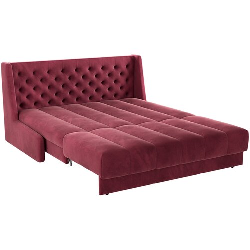 Диван тканевый прямой D1 furniture Ричмонд 200 НзПБ бордовый