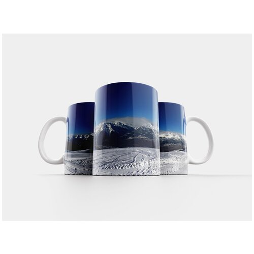 фото Кружка "зима, альпы, зимние виды спорта" 320 мл lotsprints