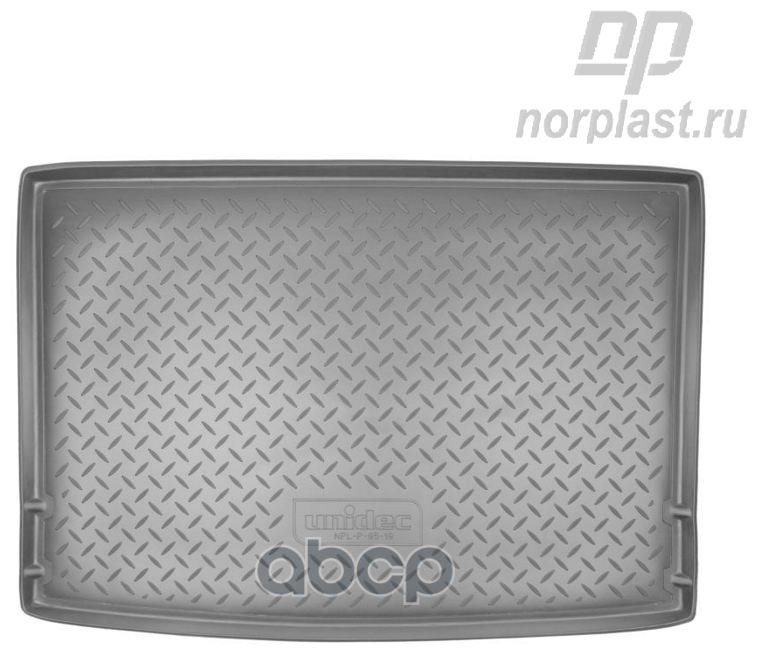 Коврик В Багажник Полиуретан Norplast Vw Golf Plus 09- Черный 1 Шт. Npl-P-95-19 NORPLAST арт. NPLP9519