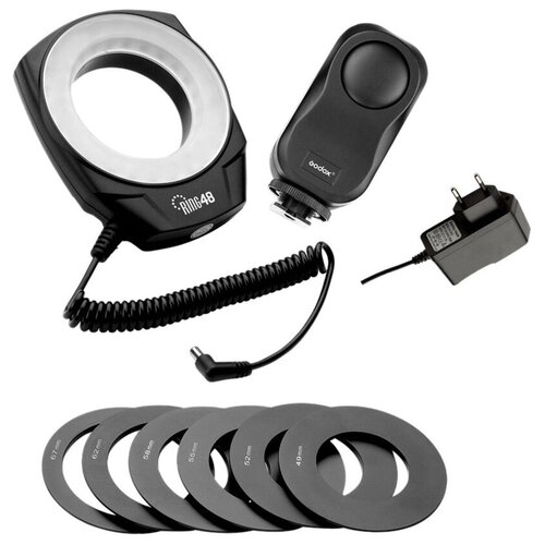 Осветитель светодиодный GODOX Ring48 кольцевой для макросъемки 418900₽