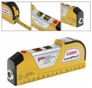 Фото Лазерный уровень Laser Level Pro 3 (со встроенной рулеткой)