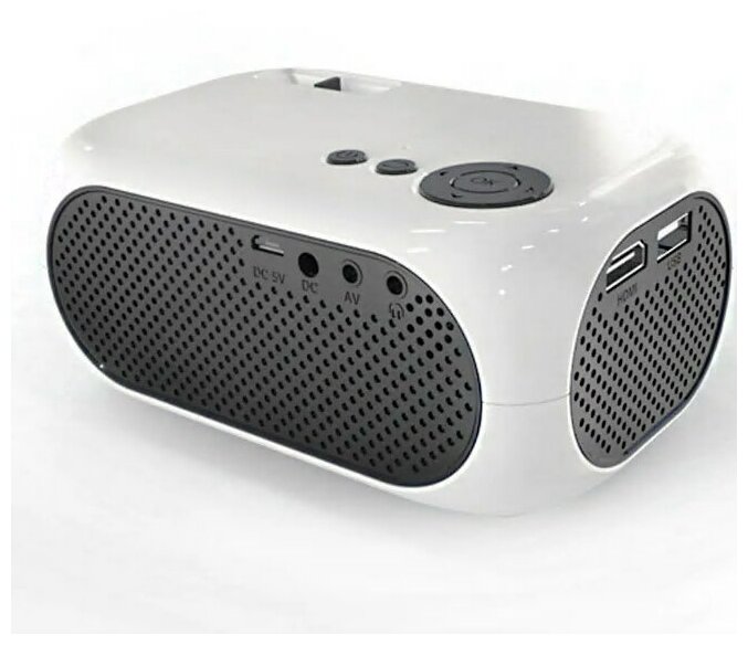 Портативный LED проектор MINI Projector M260404 с пультом с поддержкой 720 1080P HDMI USB