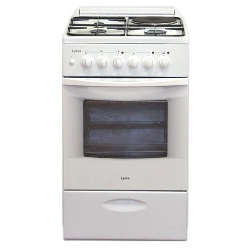 Газовая плита лысьва ЭГ 13г01 МС-2у электрическая духовка без крышки белый 2270000₽