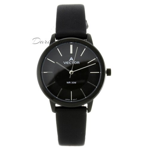 фото Наручные часы vector (вектор) vector v9-0095535 черный, механизм - япония