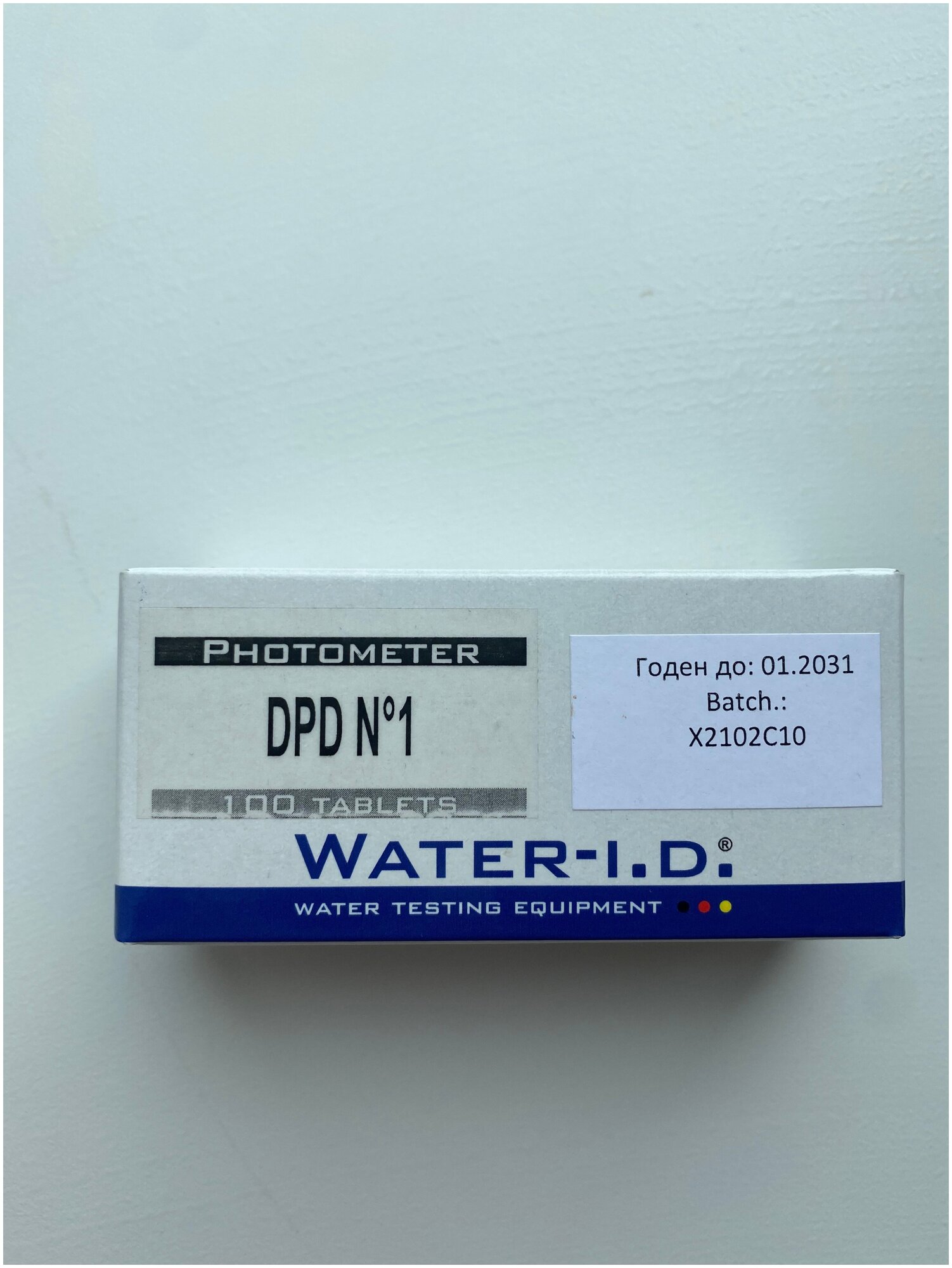 Таблетки DPD 1 для тестера фотометра Пул лаб PoolLab 1.0 компания Water-I.D. - фотография № 1
