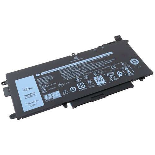 Аккумулятор 71TG4 для Dell Latitude 7390 / 5289 / 5289 (2-in-1) 11.4V аккумулятор для dell latitude 5289 l3180 3189 7280 org 11 4v 3745mah p n 71tg4 x49c1 2t9gv cfx97