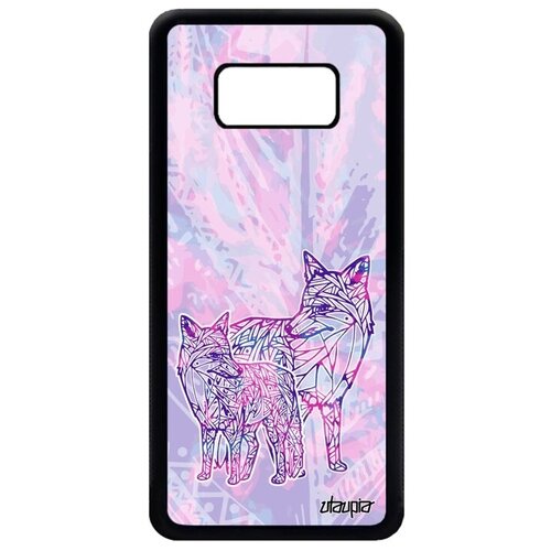 фото Защитный чехол на телефон // samsung galaxy s8 // "лиса" зверь лисица, utaupia, розовый