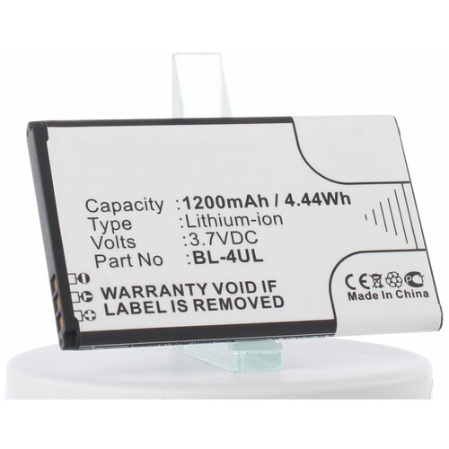 Аккумулятор iBatt iB-B1-M706 1200mAh для Nokia BL-4UL аккумулятор ibatt ib b1 m1010 1000mah для nokia bl 5ct