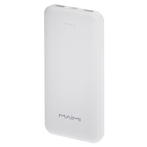 Внешний аккумулятор Maimi Mi1 10000 мАч 2 USB MicroUSB Type-C 21 А белый 545000₽