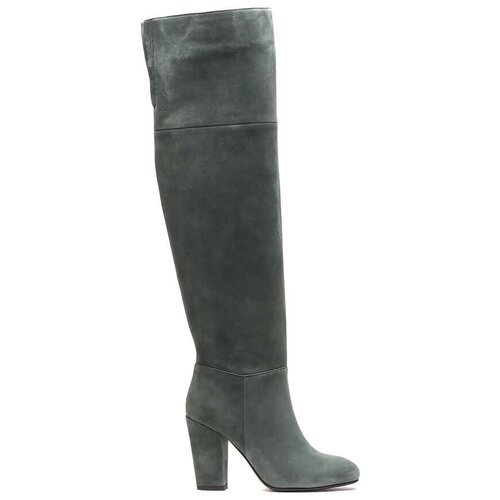 фото Vitacci 1391656m ботфорты женский зеленый, натуральный велюр