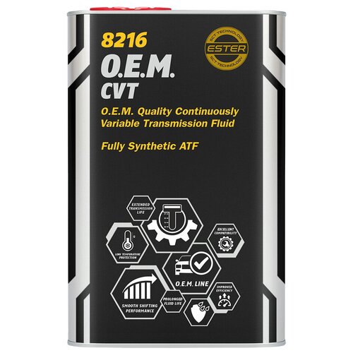 8216 Трансмиссионное масло O.E.M. for CVT (1л.) metal