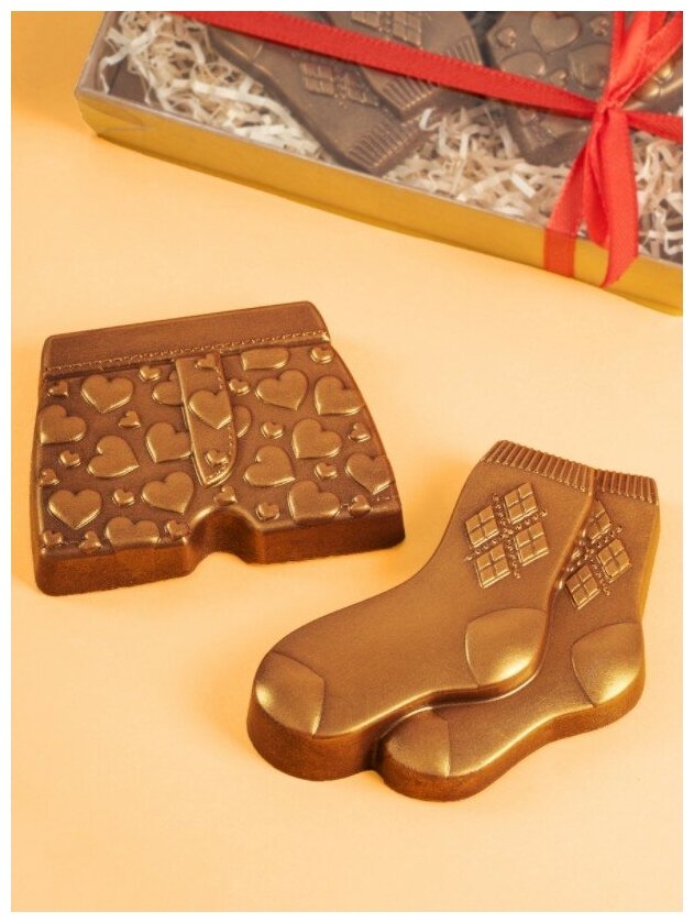 Шоколадная фигурка из бельгийского шоколада Шоколадный набор подарочный "Мужской" Подарок на 23 февраля, Подарок мужчине, Подарок мальчику. - фотография № 2