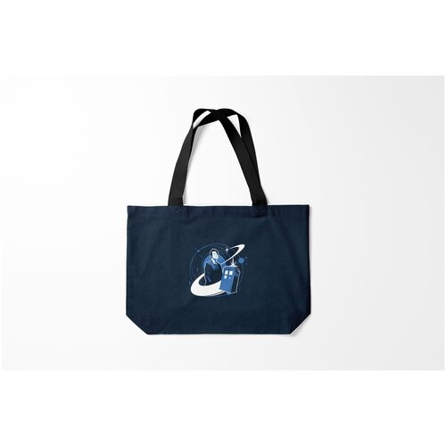 фото Сумка-шоппер / 46х35 см / сериалы / doctor who matt smith burnettie