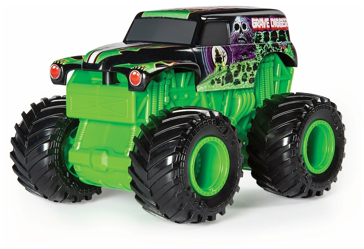 Машинка Monster Jam Звуки мотора 1:43 Grave Digger 6053250