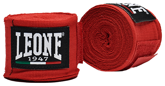 Бинты боксерские Leone 1947 AB705 Red 4.5 м. (One Size)