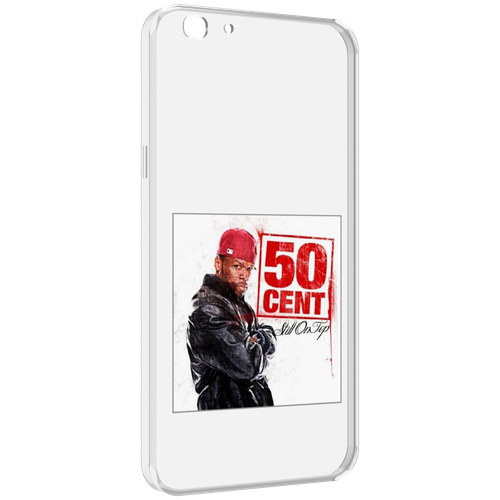 Чехол MyPads 50 Cent - Still On Top для Oppo A77 / F3 (2017 год) задняя-панель-накладка-бампер