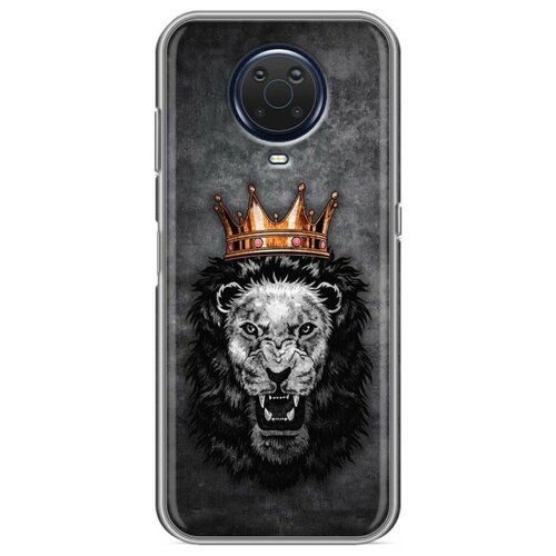 Дизайнерский силиконовый чехол для Nokia G10/G20 Король лев дизайнерский силиконовый чехол для realme c25 король лев