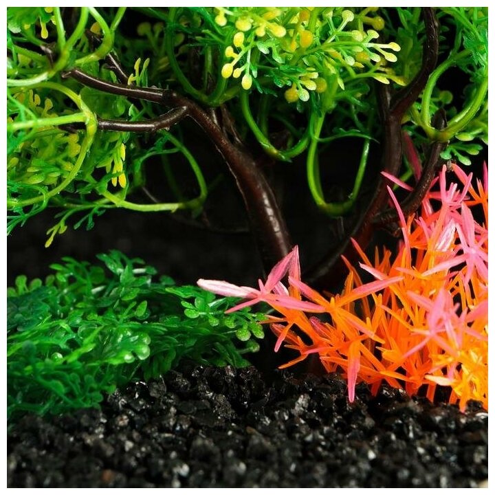 Пижон Аква Растение искусственное аквариумное, 25 см - фотография № 6