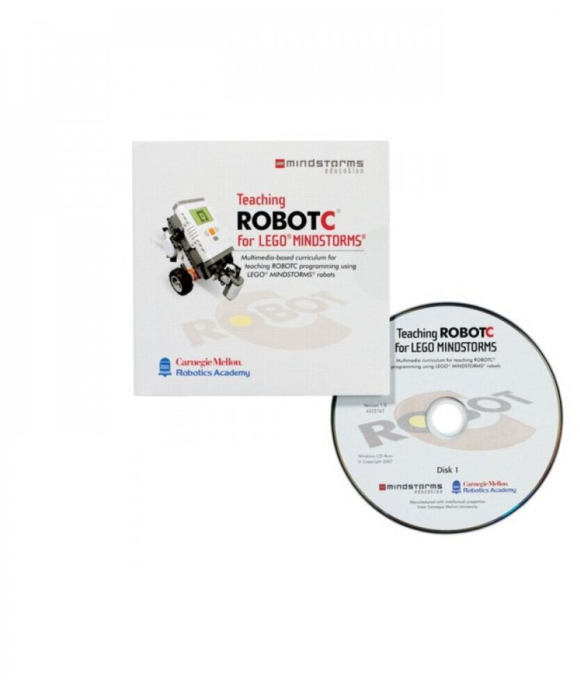 LEGO 2009781 Программное обеспечение Teaching ROBOTC для LEGO MINDSTORMS NXT LEGO 2009791 Комплект заданий по теме «Естественные науки и регистрация данных» на английском языке