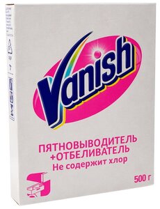 Фото VANISH Пятновыводитель и отбеливатель для тканей