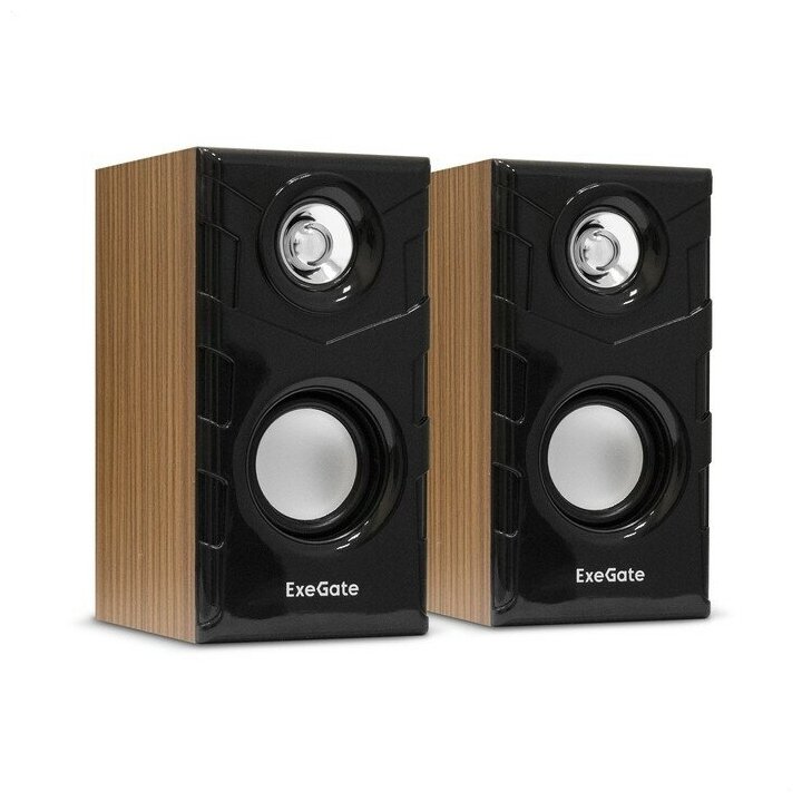 EXEGATE Колонки EX289694RUS Акустическая система 2.0 Tango 316 питание USB, 2х3Вт 6 Вт RMS , 80-20000Гц, дерево