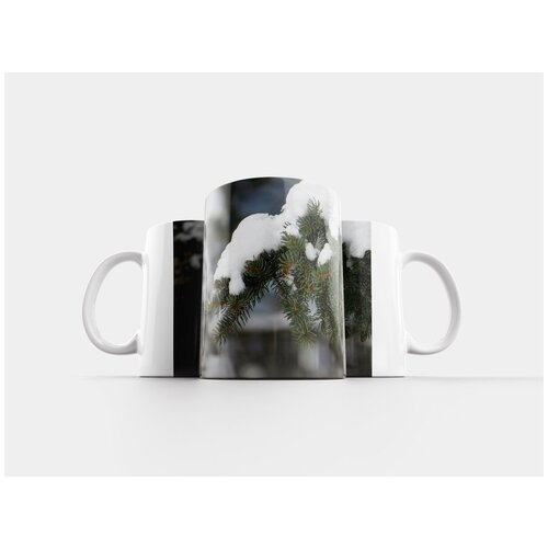 фото Кружка "зима, снег, дерево" 320 мл lotsprints