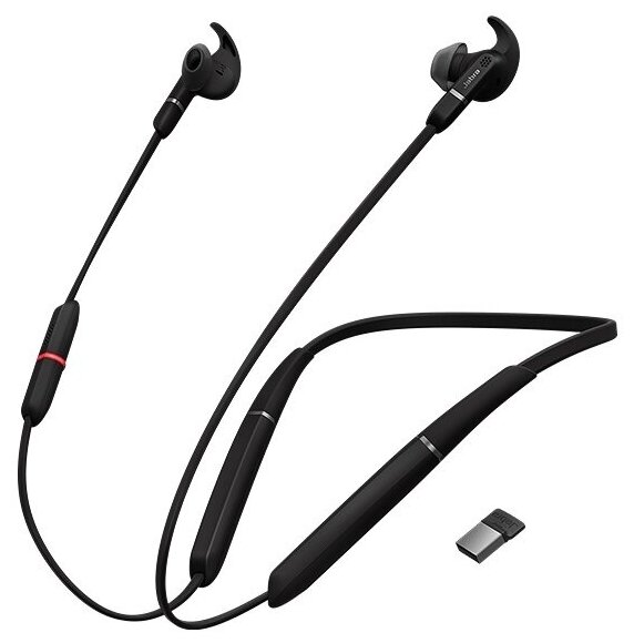 Гарнитура Jabra Evolve 65e UC & Link 370 (6599-629-109)