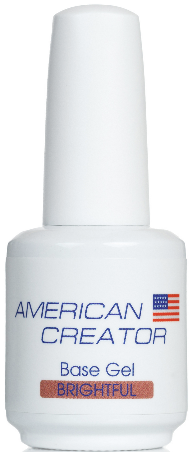 База для ногтей камуфлирующая American Creator Base Gel Brightful, 15 мл