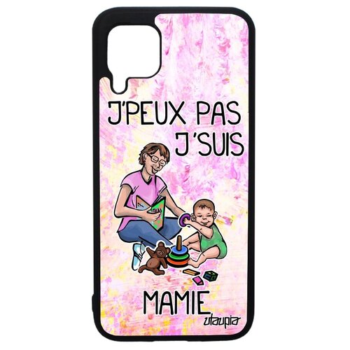 фото Противоударный чехол на смартфон // huawei p40 lite // "не могу - стала бабушкой!" надпись отговорка, utaupia, светло-розовый