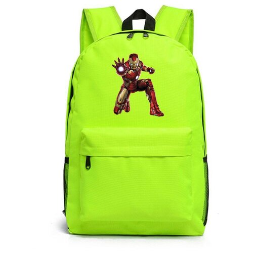 Рюкзак Железный человек (Iron man) зеленый №2 рюкзак iron man железный человек розовый 2