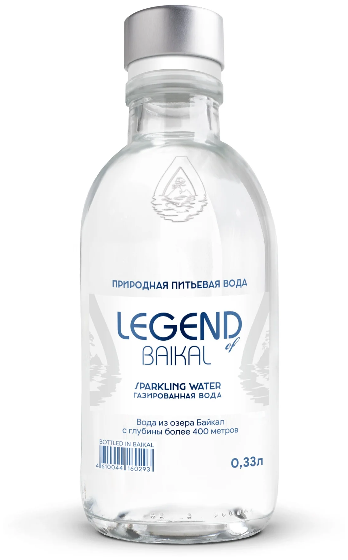 Вода минеральная Legend of Baikal (Легенда Байкала) 0,33 л х 12 бутылок, б/г стекло - фотография № 1