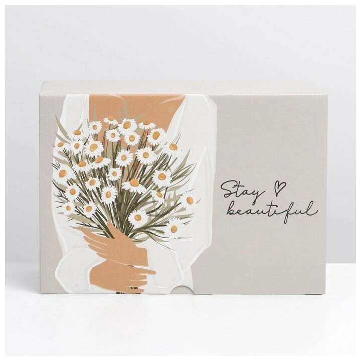 Коробка‒пенал «Stay beautiful», 22 × 15 × 10 см - фотография № 5