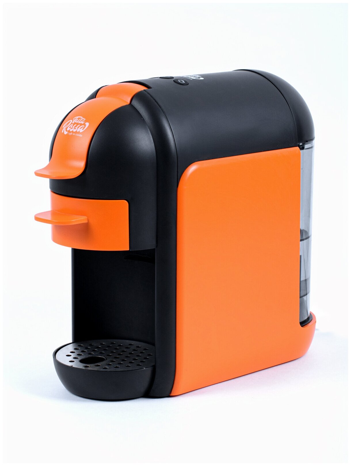 Кофеварка чалдовая Testa Rossa model 6890, 0,6 л, 1350 Вт, чалды 70 мм, оранжевый/черный - фотография № 3
